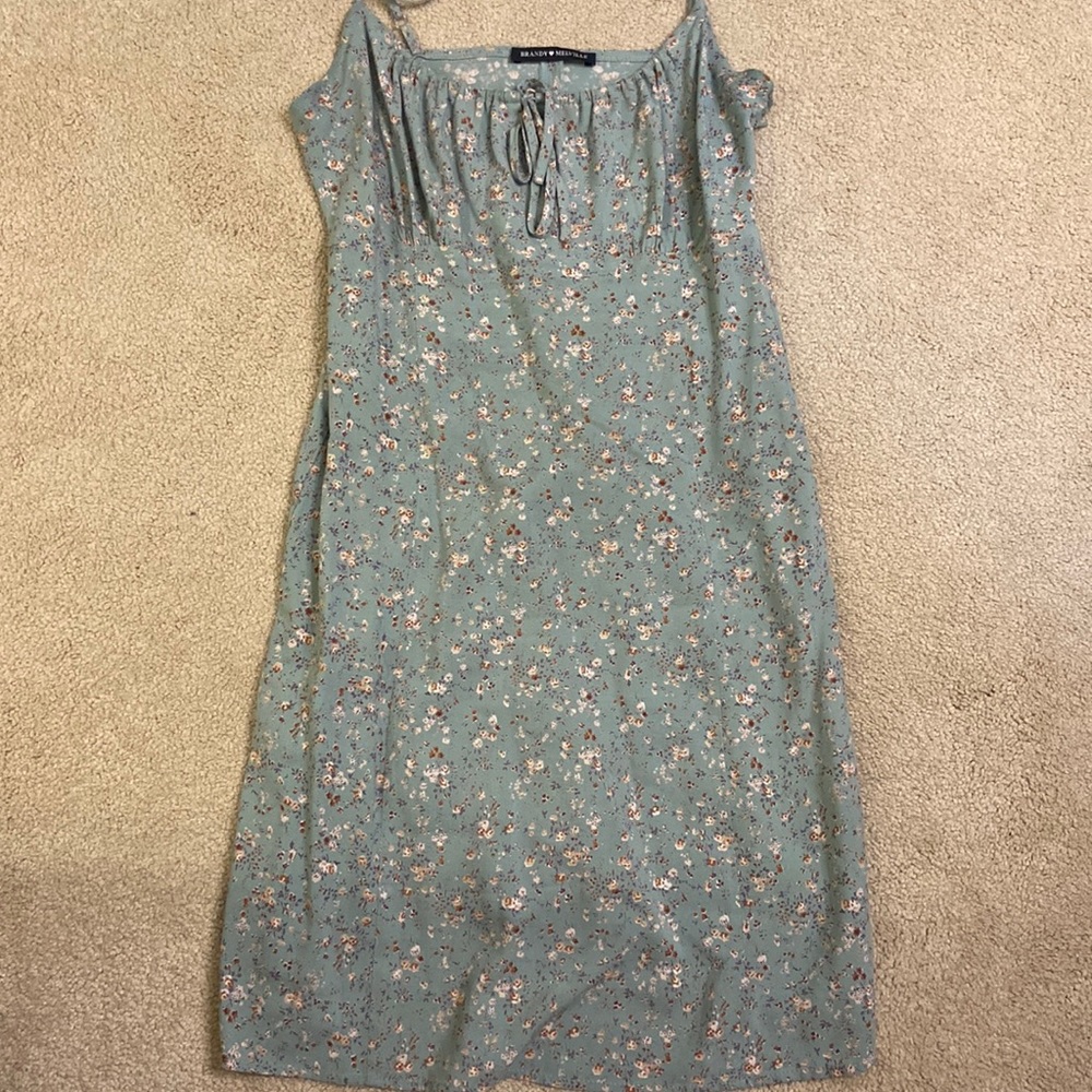 Mint green sun dress